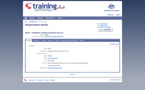 22570 - Intelligent Training Solutions Pty Ltd - training.gov.au