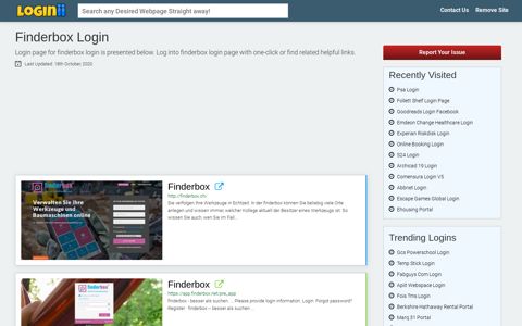 Finderbox Login | Accedi Finderbox - Loginii.com