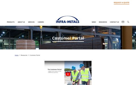 Customer Portal | Infra-Metals Co.