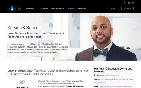Service & Support - Intralinks