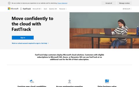 Microsoft FastTrack, move to the cloud with confidence