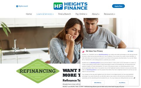 Refinancing | Heights Finance | Loan Specialists
