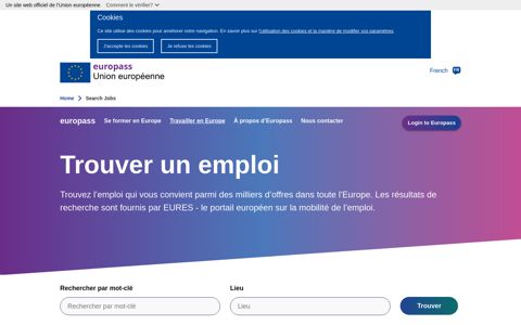Search Jobs | Europass - Europa EU