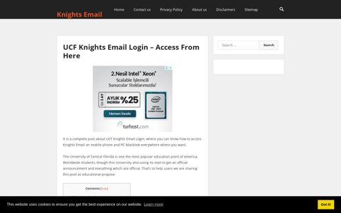 UCF Knights Email Login - Access From Here - Knights Email