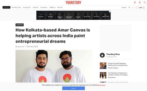 How Kolkata-based Amar Canvas is helping artists across ...