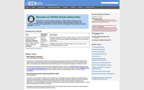 Electronic Data Interchange - EDI Support Services