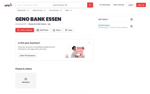 GENO BANK ESSEN - Banks & Credit Unions - Hindenburgstr ...