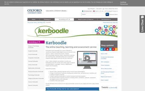 Kerboodle: The digital teaching and learning service