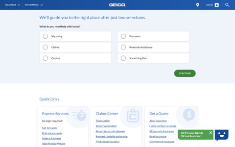 How To Contact Us ~ Customer Service Information | GEICO