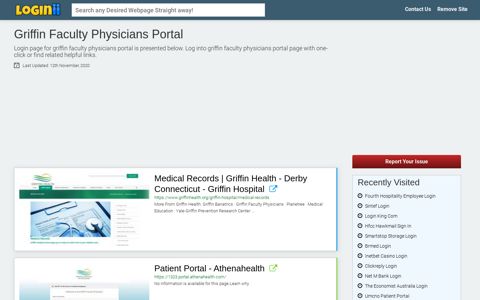 Griffin Faculty Physicians Portal - Loginii.com