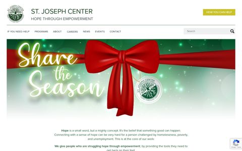 Share The Season 2020 | St. Joseph Center