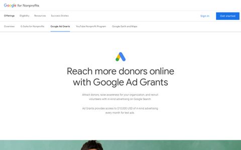 Reach more donors online with Google Ad Grants