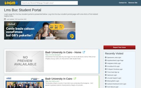 Lms Buc Student Portal - Loginii.com
