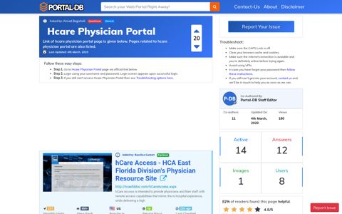 Hcare Physician Portal