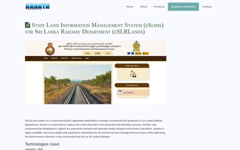 State Land Information Management System (eSlims ... - Araaya