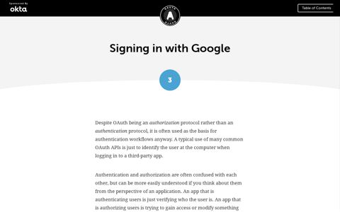 Signing in with Google - OAuth 2.0 Simplified - OAuth.com