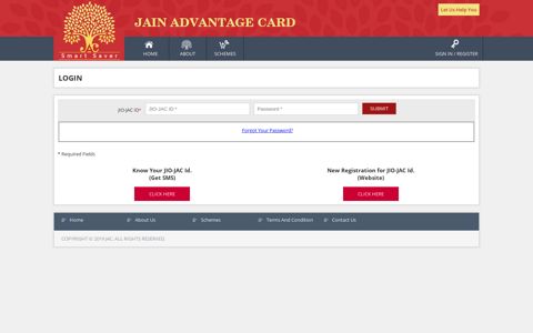 Login - JIO - Jain International Organisations