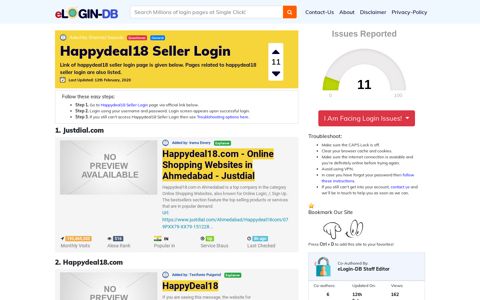 Happydeal18 Seller Login - A database full of login pages from all ...
