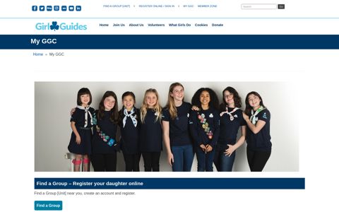 My GGC - Girl Guides of Canada.