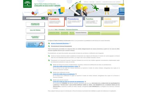 Facturación Electrónica. - Web ISE Andalucía