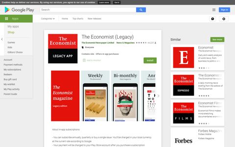 The Economist (Legacy) - Apps on Google Play