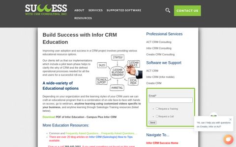 Educational Resources and Overview Videos for Infor CRM