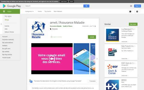 ameli, l'Assurance Maladie - Apps on Google Play