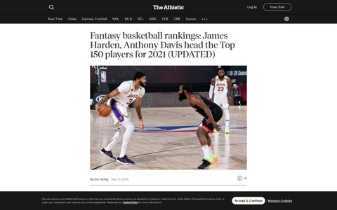 Fantasy basketball rankings for ESPN. Yahoo & more: Top ...
