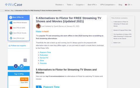 5 Alternatives to Flixtor for FREE Streaming TV Shows and ...