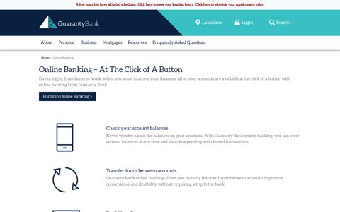 Online Banking | Guaranty Bank & Trust Mississippi
