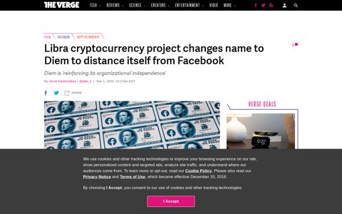 Libra cryptocurrency changes name to Diem to distance from ...
