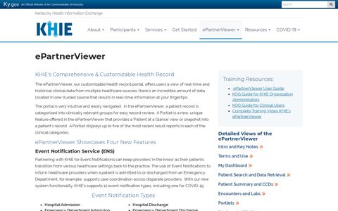ePartnerViewer - Kentucky Health Information Exchange