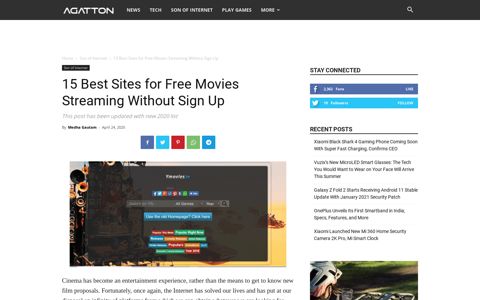 15 Best Sites for Free Movies Streaming Without Sign Up ...