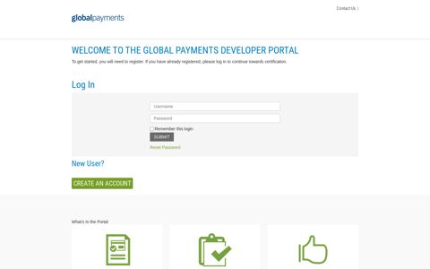 Login - Developer Portal