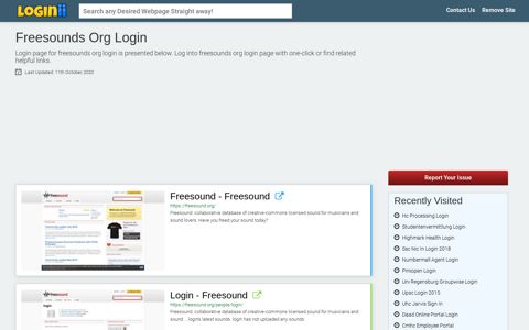 Freesounds Org Login - Loginii.com
