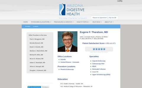 Eugene F. Tharalson, MD » Arizona Digestive Health