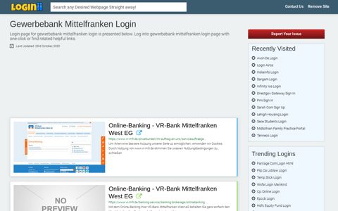 Gewerbebank Mittelfranken Login | Accedi Gewerbebank Mittelfranken