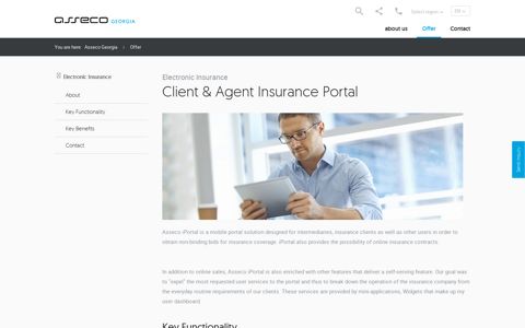 Client & Agent Insurance Portal - Asseco Georgia