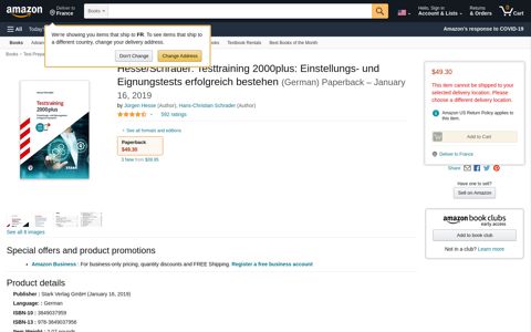 Hesse/Schrader: Testtraining 2000plus ... - Amazon.com