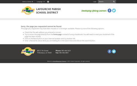For Parents - Lafourche Parish School District