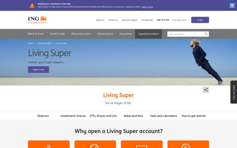 Superannuation - Living Super - ING