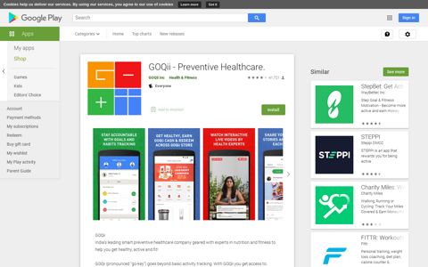 GOQii - Preventive Healthcare. - Apps on Google Play
