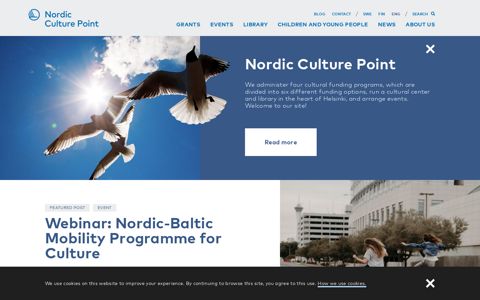 Nordic Culture Point | Cultural grants, Nordic library and events