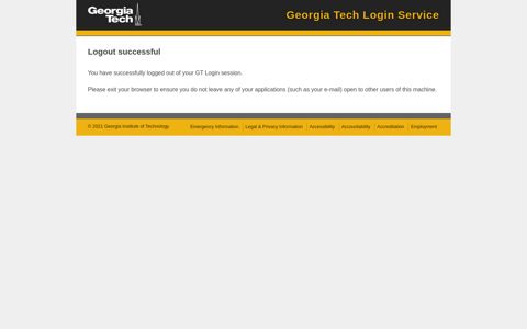 GT | GT Login - Georgia Tech Login Service