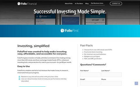 FolioFirst | Folio Financial