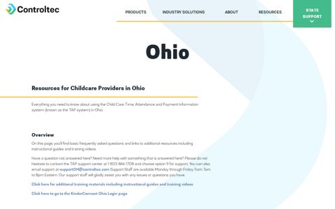 Ohio Childcare Provider Resources |Controltec