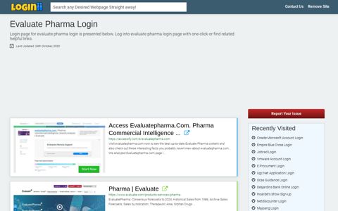 Evaluate Pharma Login | Accedi Evaluate Pharma - Loginii.com