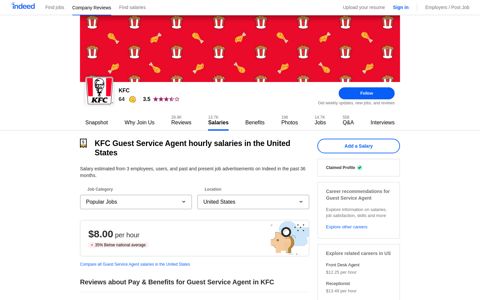 KFC Guest Service Agent Salaries in the United States - Indeed