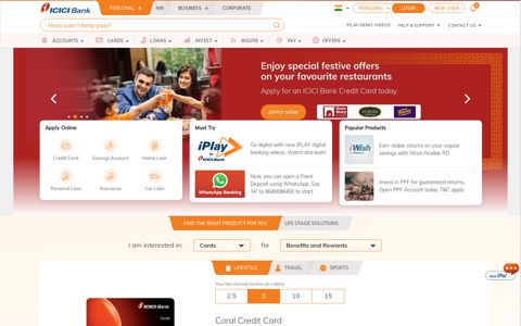 ICICI Bank: Personal Banking & Netbanking Services Online
