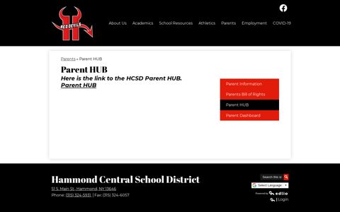 Parent HUB – Parents – Hammond Central School District